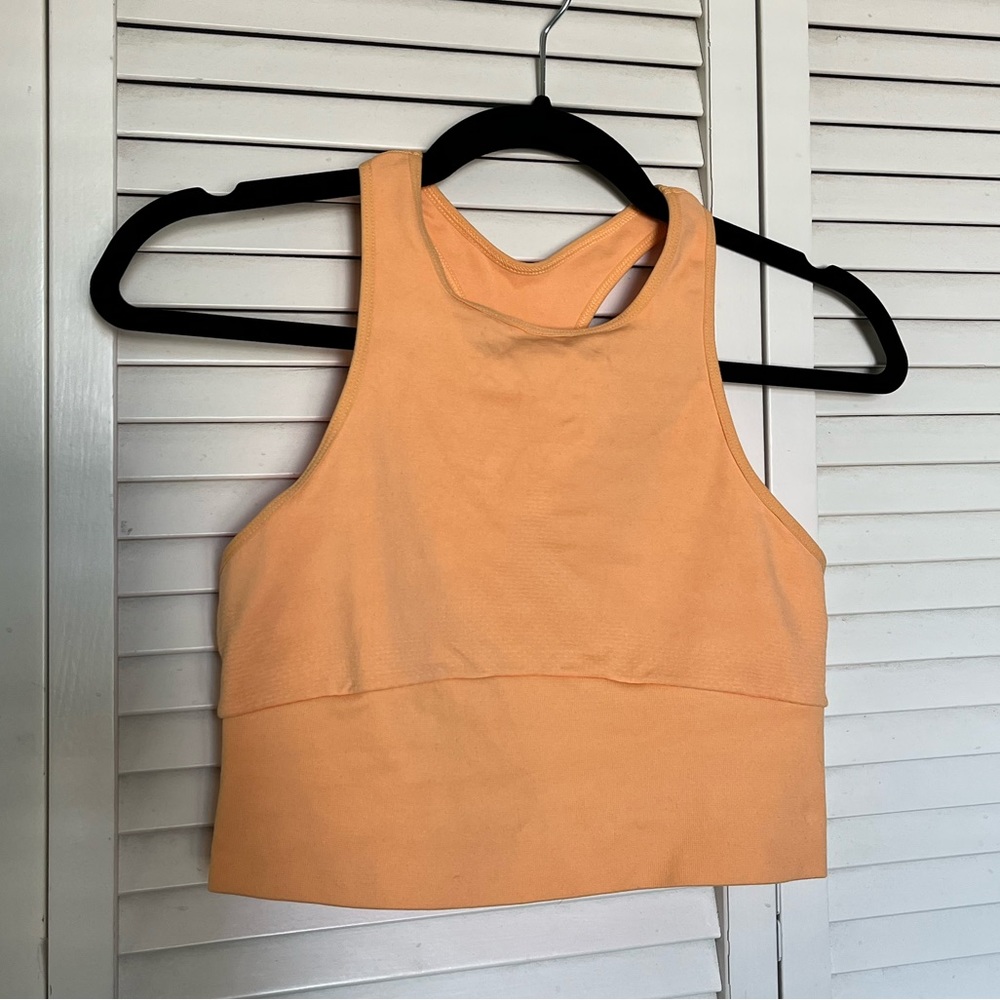 Free People Movement Coral Sports Crop Top